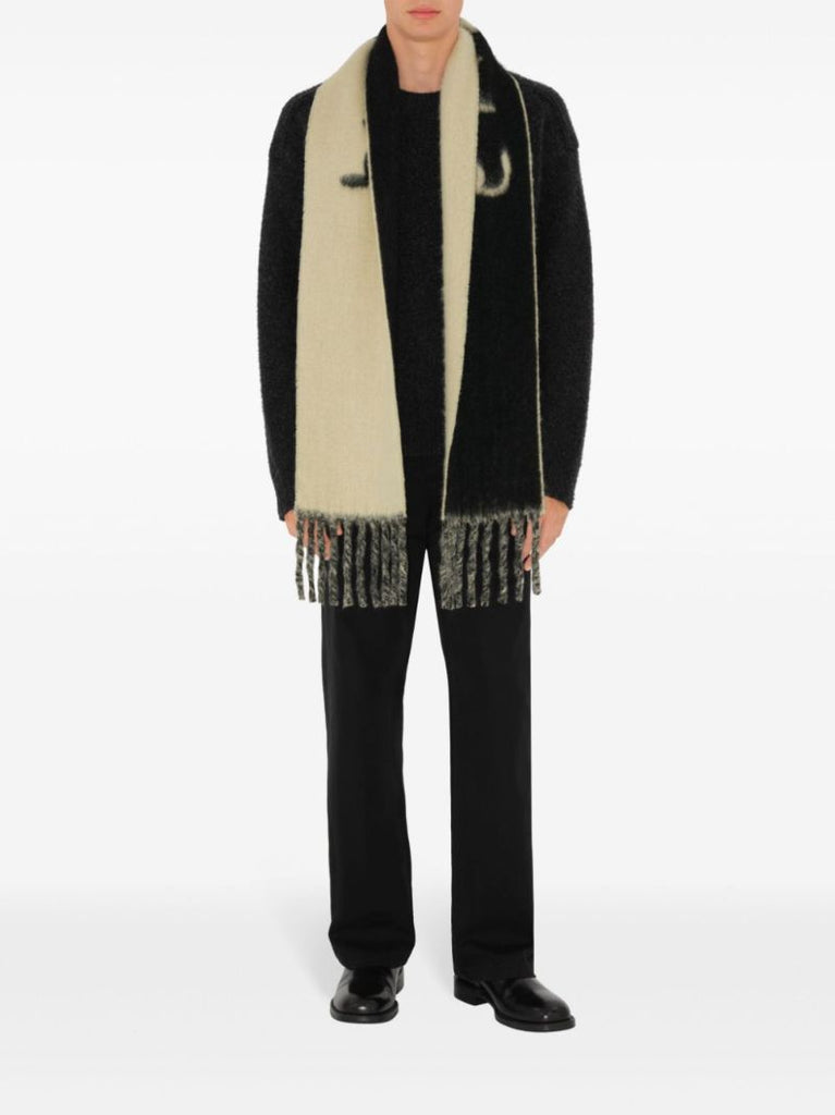 Logo Intarsia Scarf