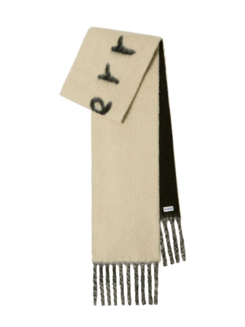 Logo Intarsia Scarf
