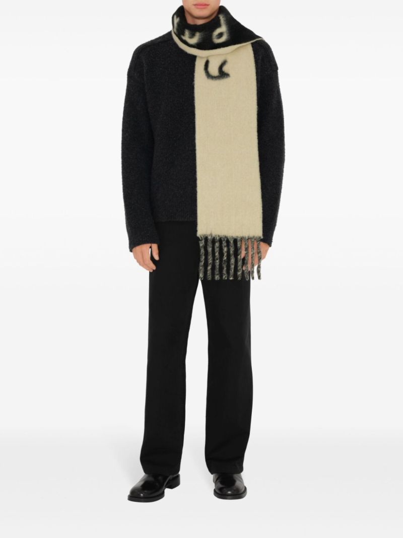 Logo Intarsia Scarf