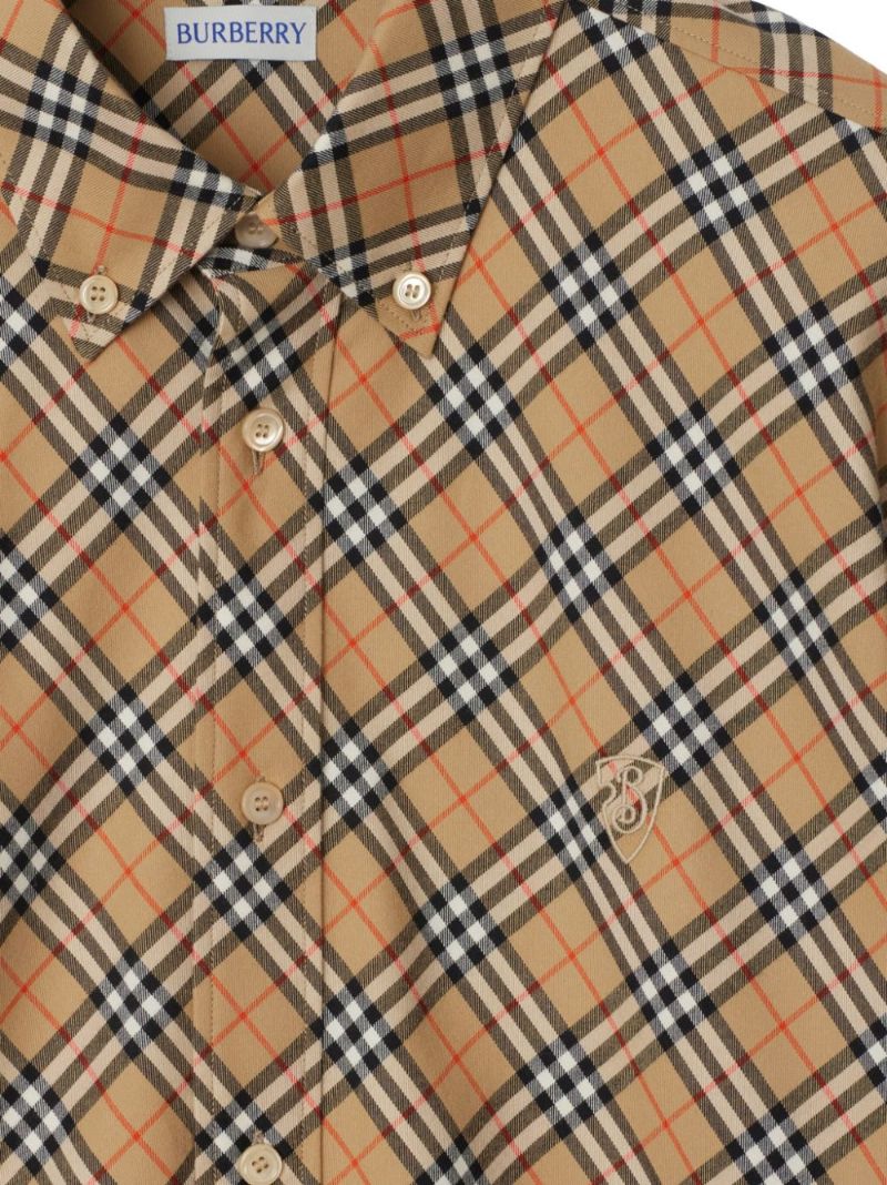 Vintage Check Cotton Shirt
