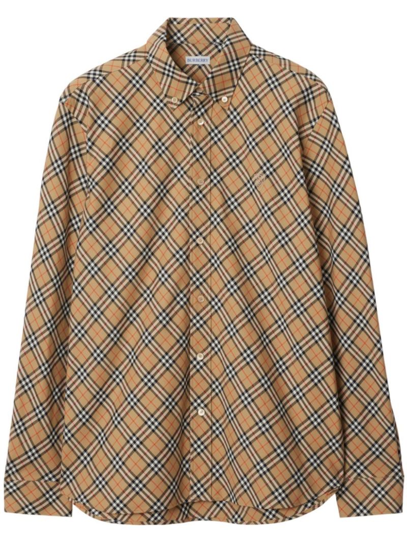 Vintage Check Cotton Shirt