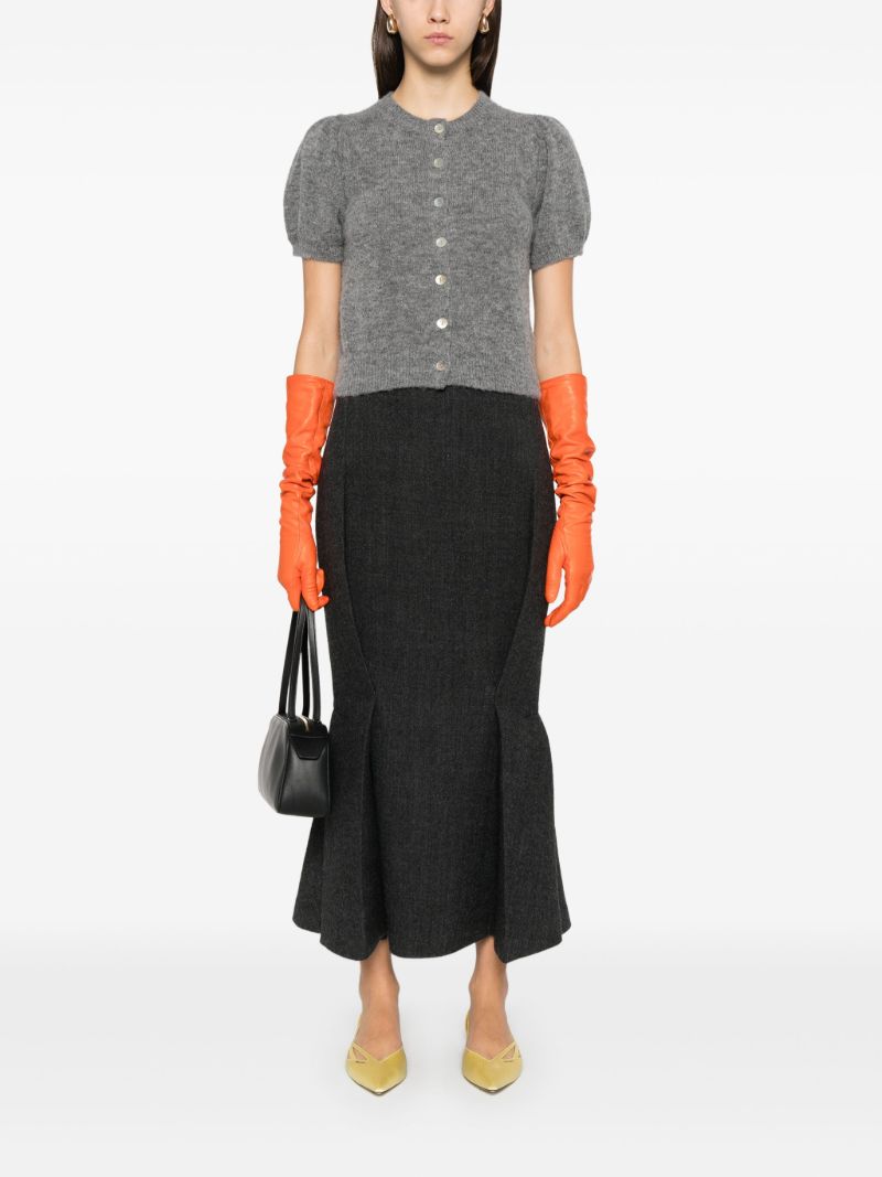 Pleated Midi Skirt