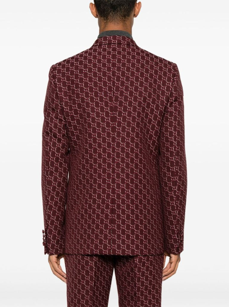 Red Gg Shadow Blazer