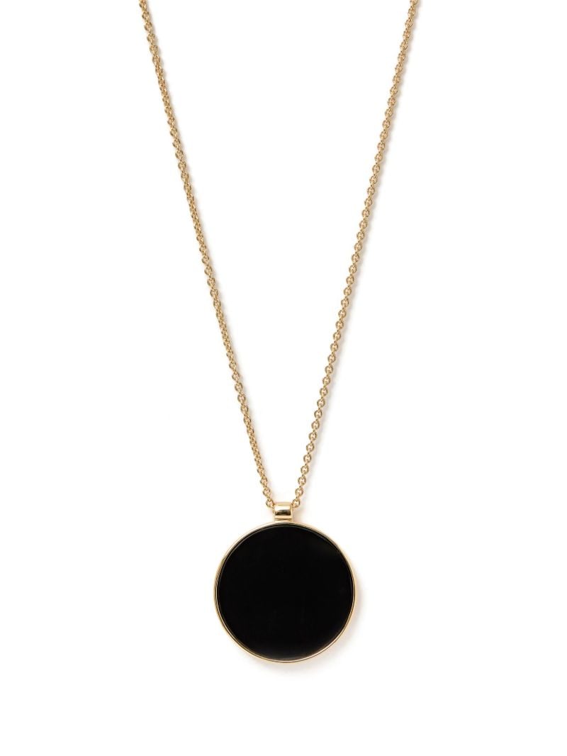 14k Gold Vermeil Onyx Necklace