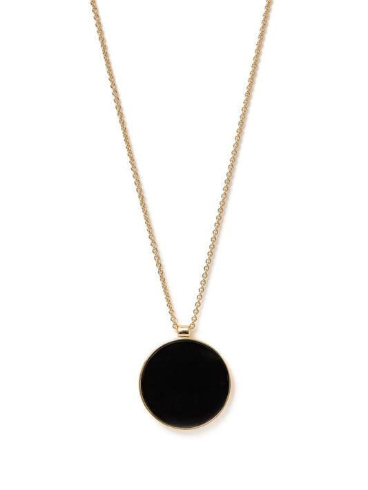 14k Gold Vermeil Onyx Necklace