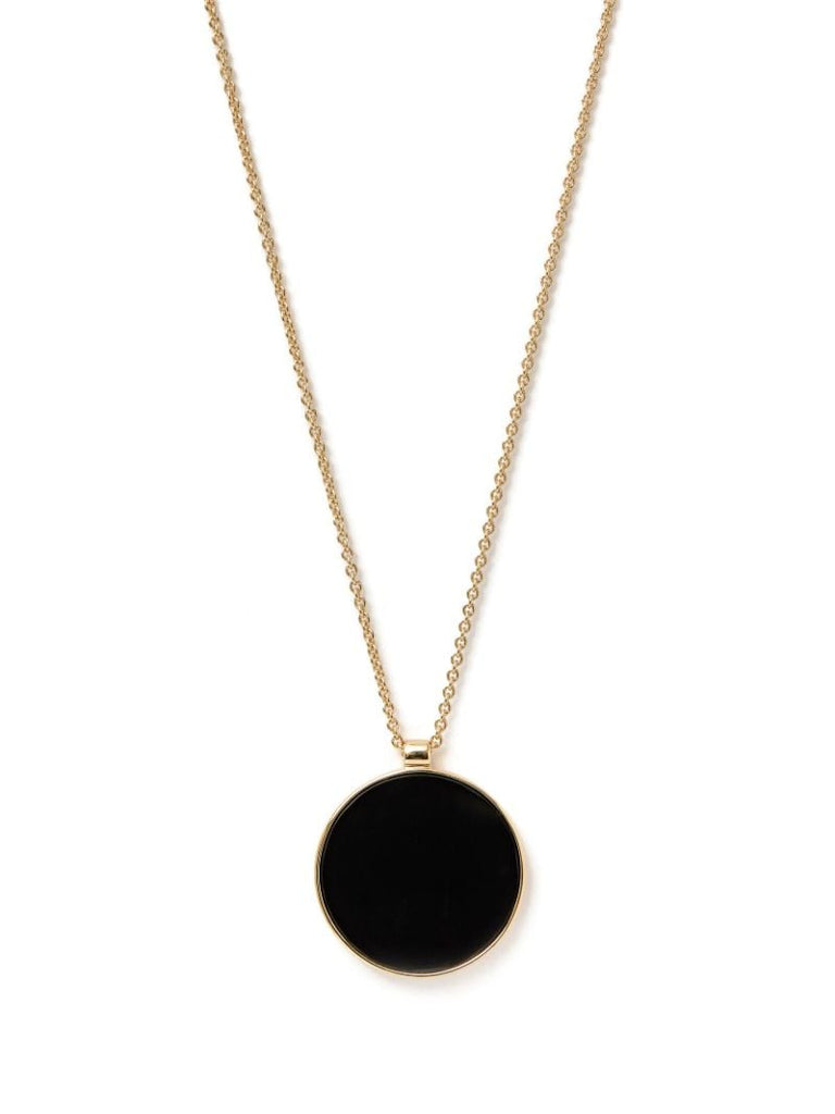 14k Gold Vermeil Onyx Necklace