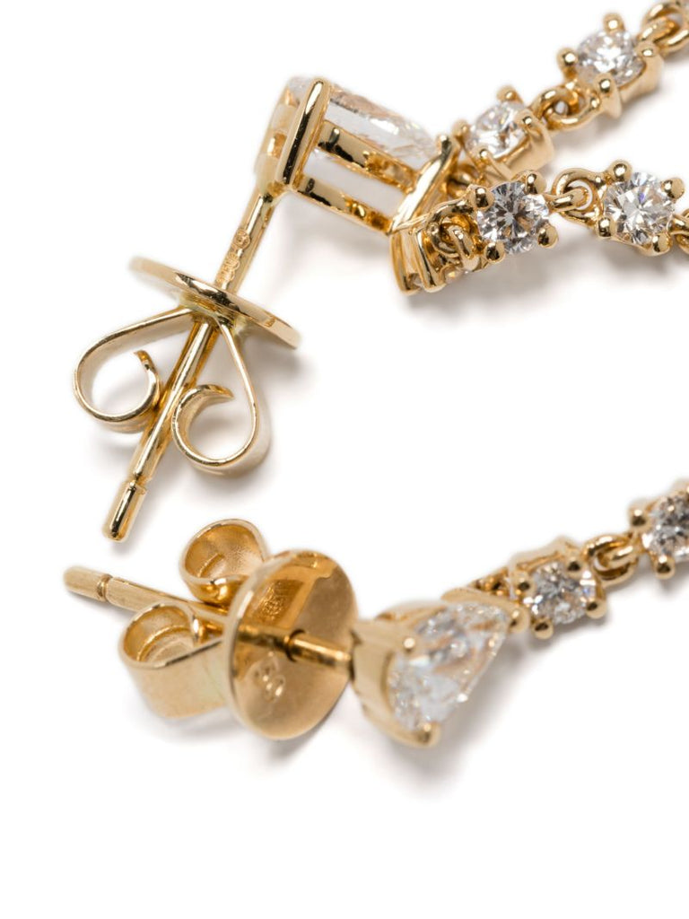 18k Yellow Gold Isla Diamond Earrings