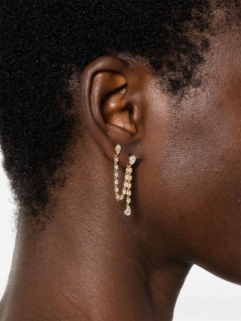 18k Yellow Gold Isla Diamond Earrings