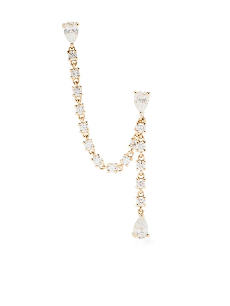 18k Yellow Gold Isla Diamond Earrings