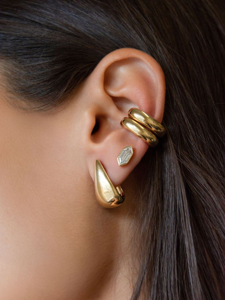 18k Yellow Gold Cosmo Ear Cuff