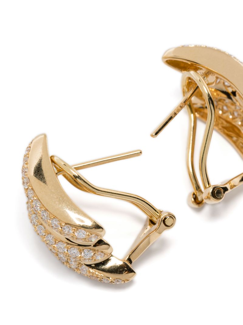 Small 18k Yellow Gold Clair Diamond Stud Earrings