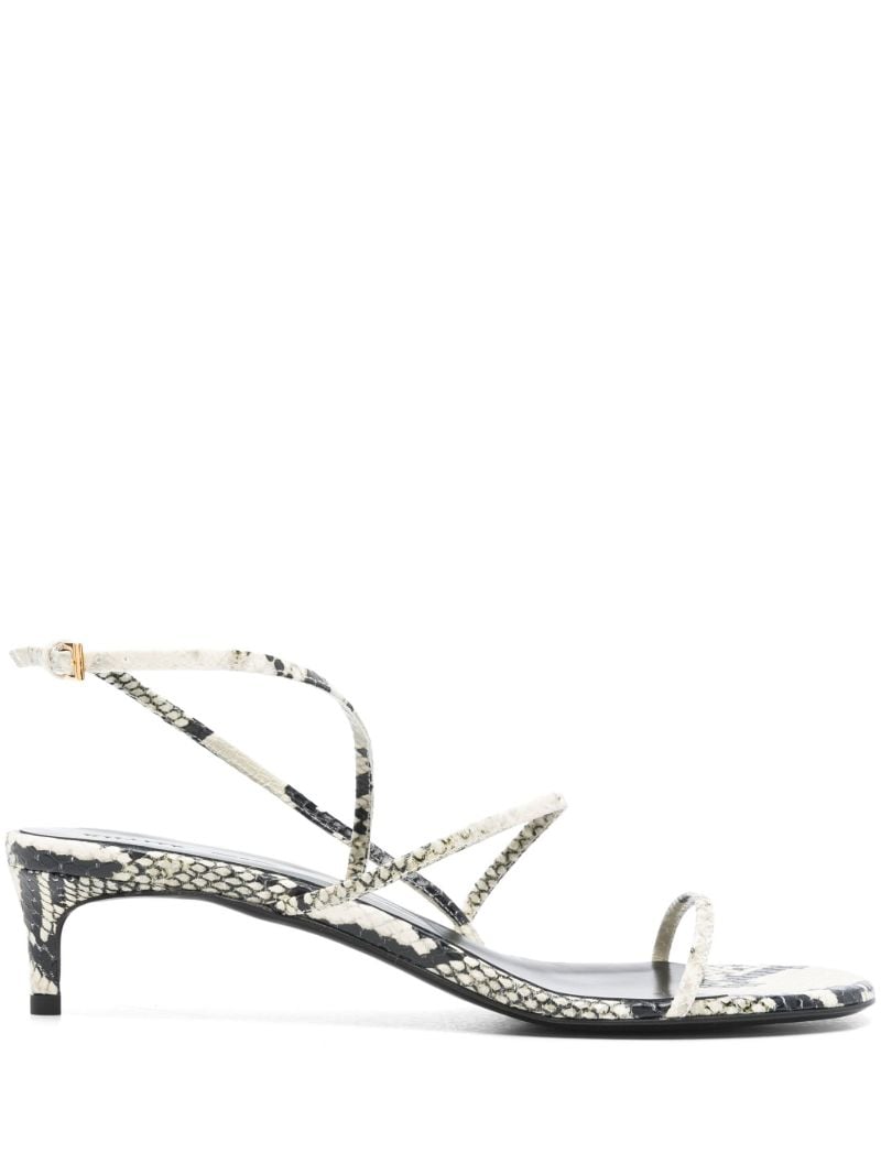35mm Snakeskin-print Sandals