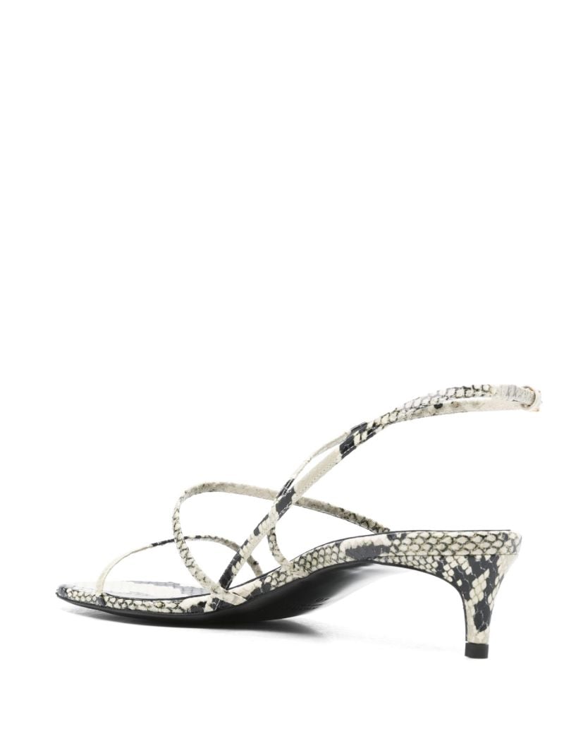 35mm Snakeskin-print Sandals