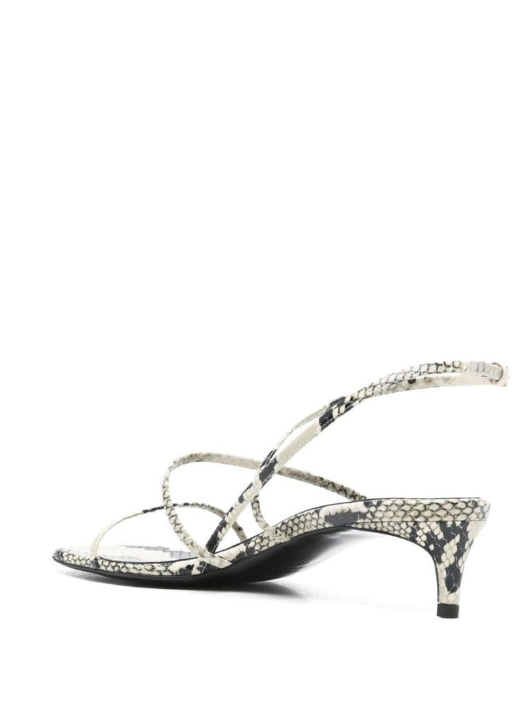 35mm Snakeskin-print Sandals