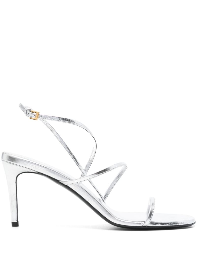 75mm Metallic-effect Sandals