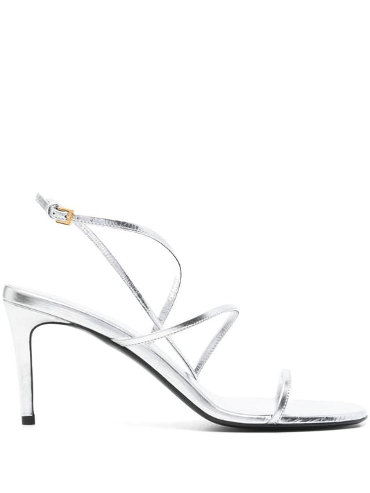 75mm Metallic-effect Sandals