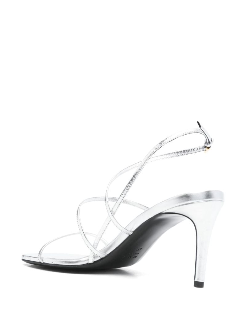 75mm Metallic-effect Sandals