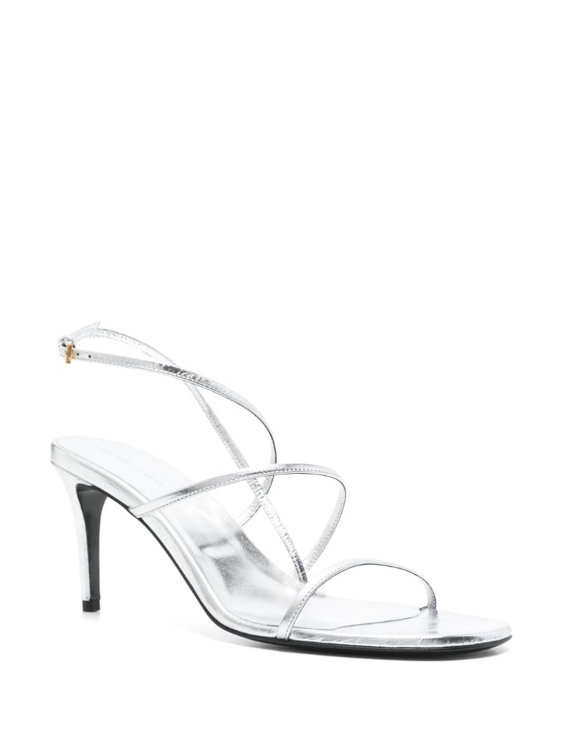 75mm Metallic-effect Sandals