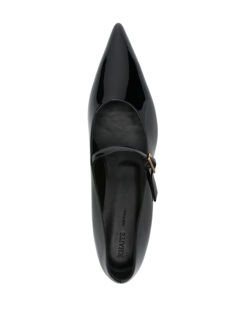 Black Buckled Pumps