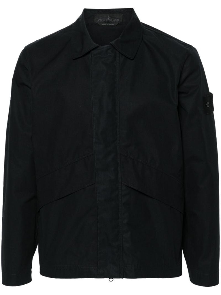 Compass-badge Shirt Jacket