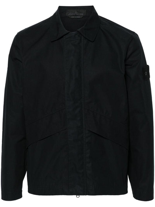 Compass-badge Shirt Jacket