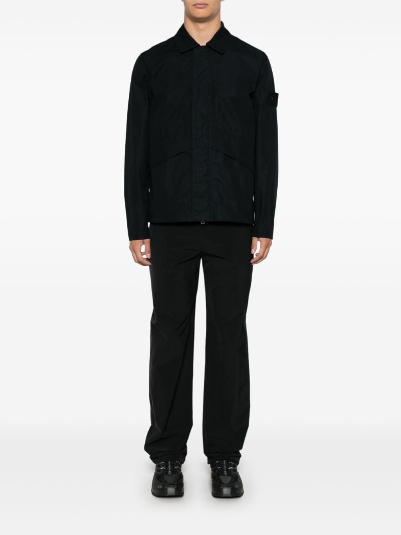 Compass-badge Shirt Jacket
