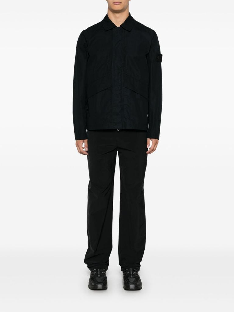 Compass-badge Shirt Jacket