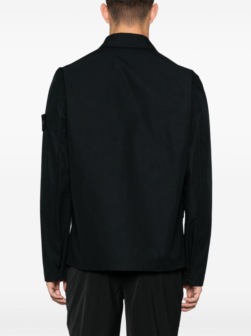 Compass-badge Shirt Jacket