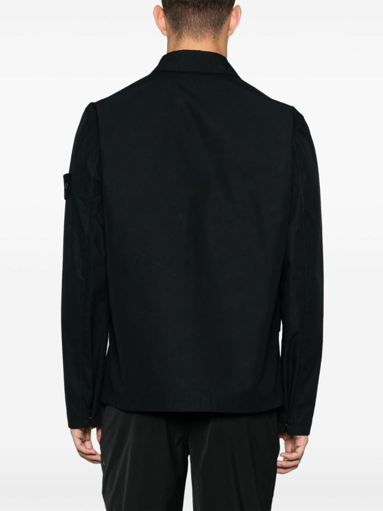 Compass-badge Shirt Jacket