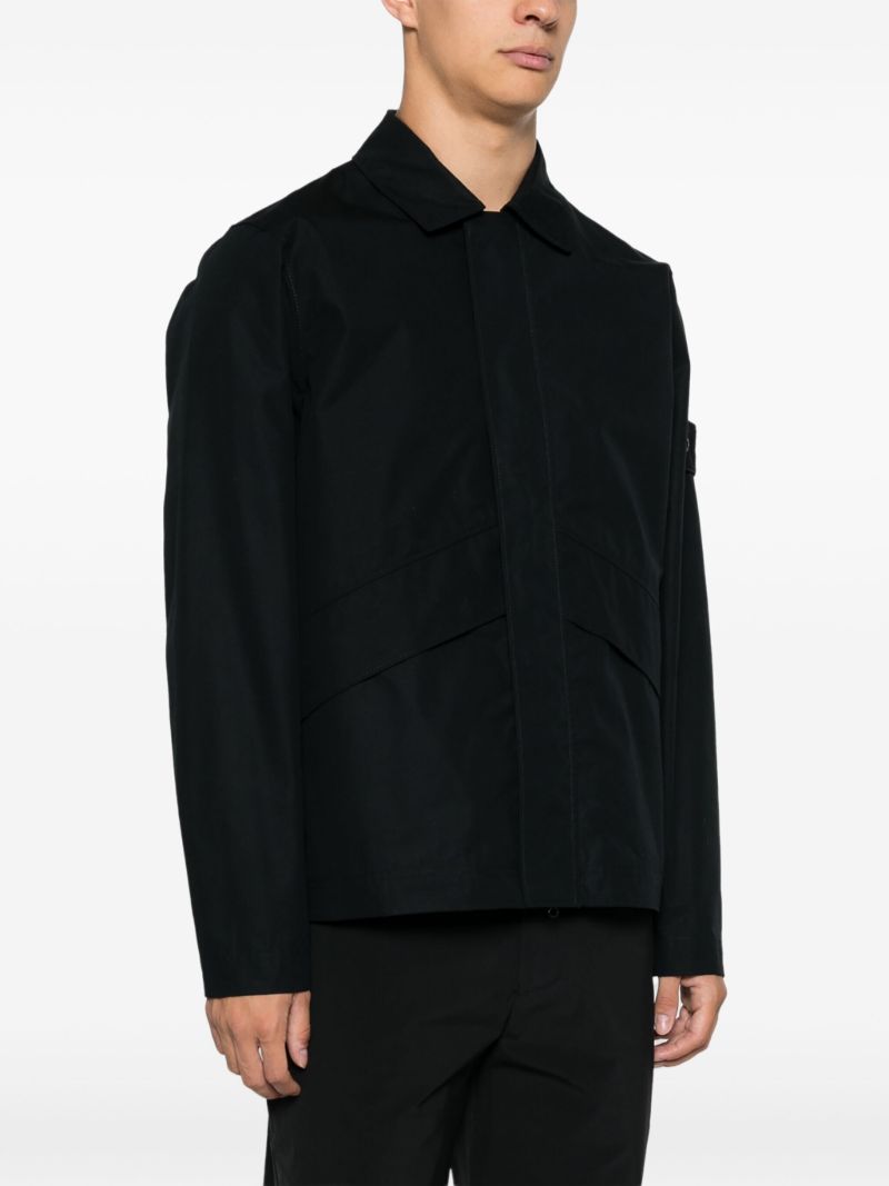 Compass-badge Shirt Jacket