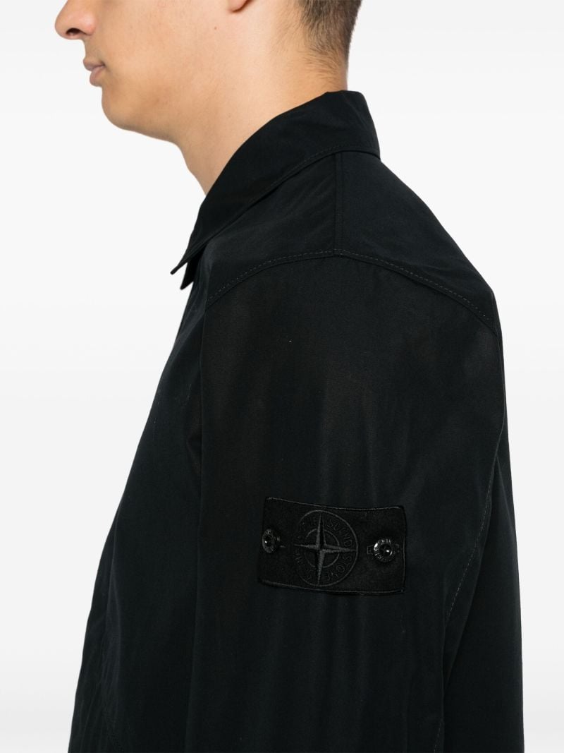 Compass-badge Shirt Jacket