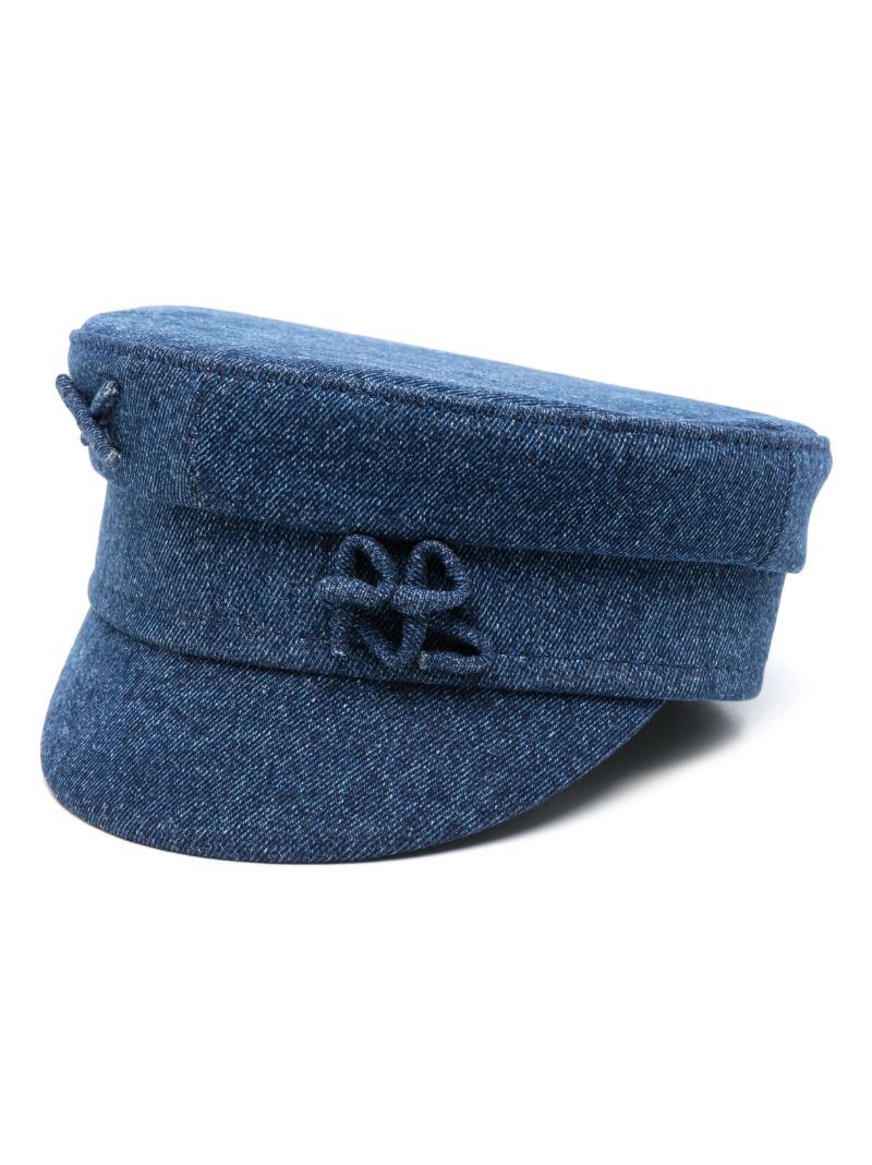 Denim Baker Boy Cap