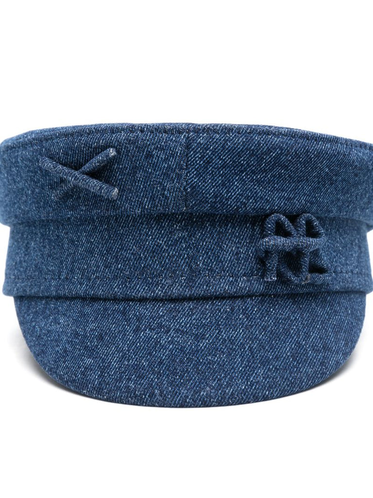 Denim Baker Boy Cap