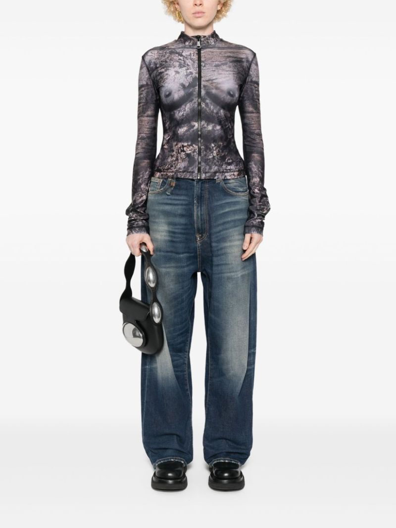 Blue X-boyfriend Jeans