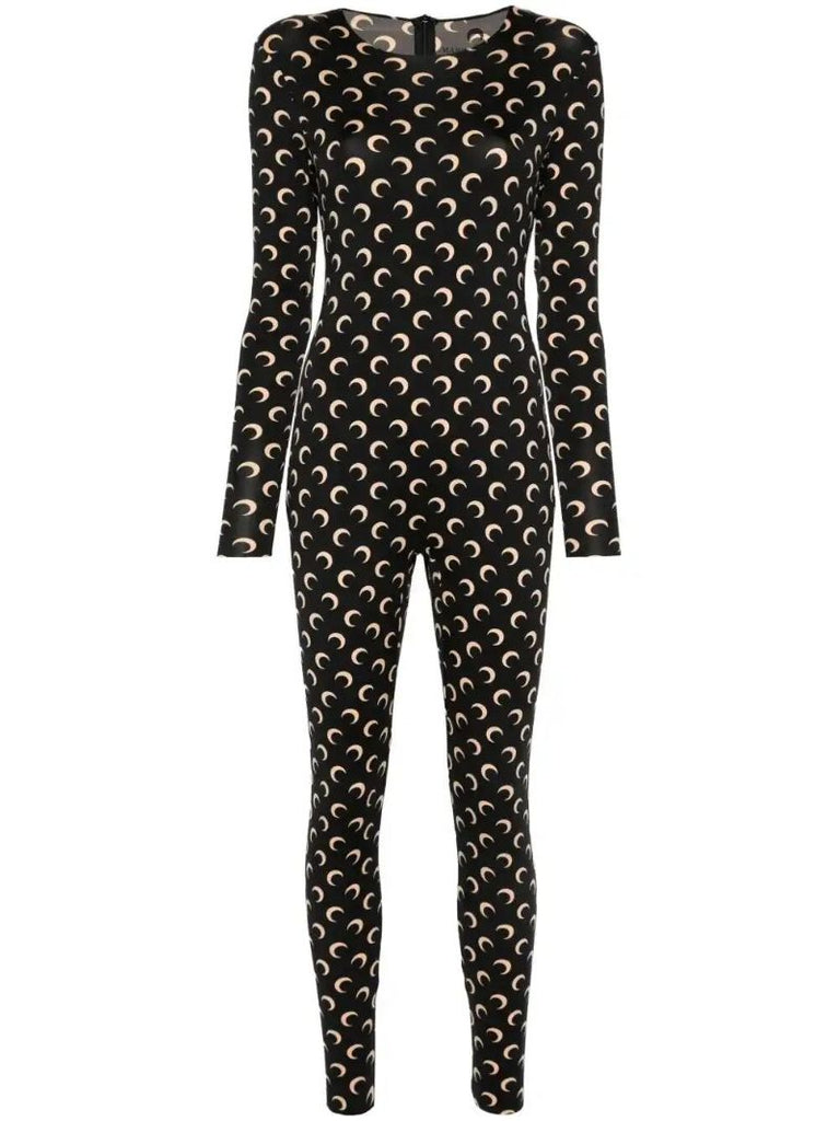 Black Crescent Moon Jumpsuit