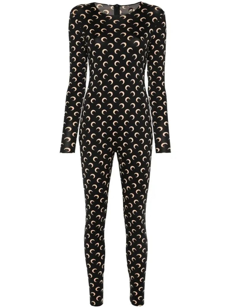 Black Crescent Moon Jumpsuit
