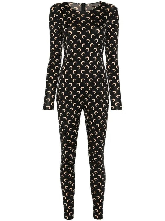 Black Crescent Moon Jumpsuit