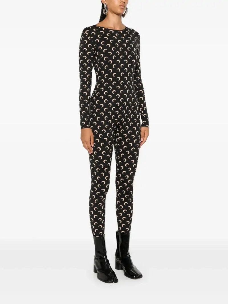 Black Crescent Moon Jumpsuit