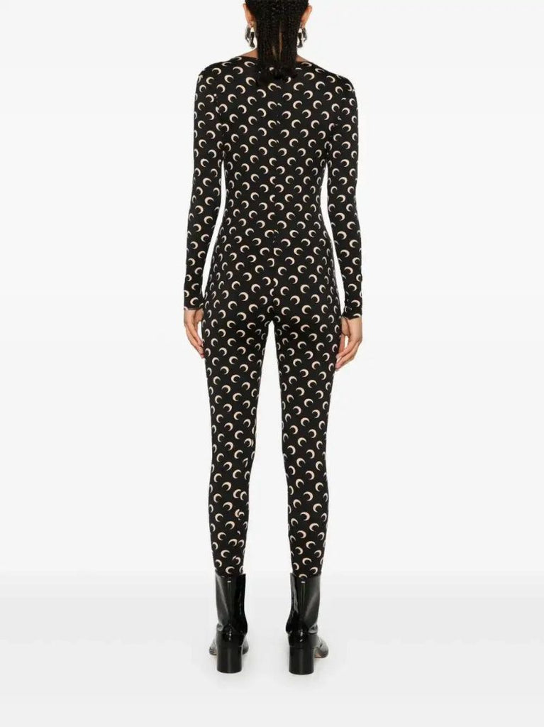 Black Crescent Moon Jumpsuit