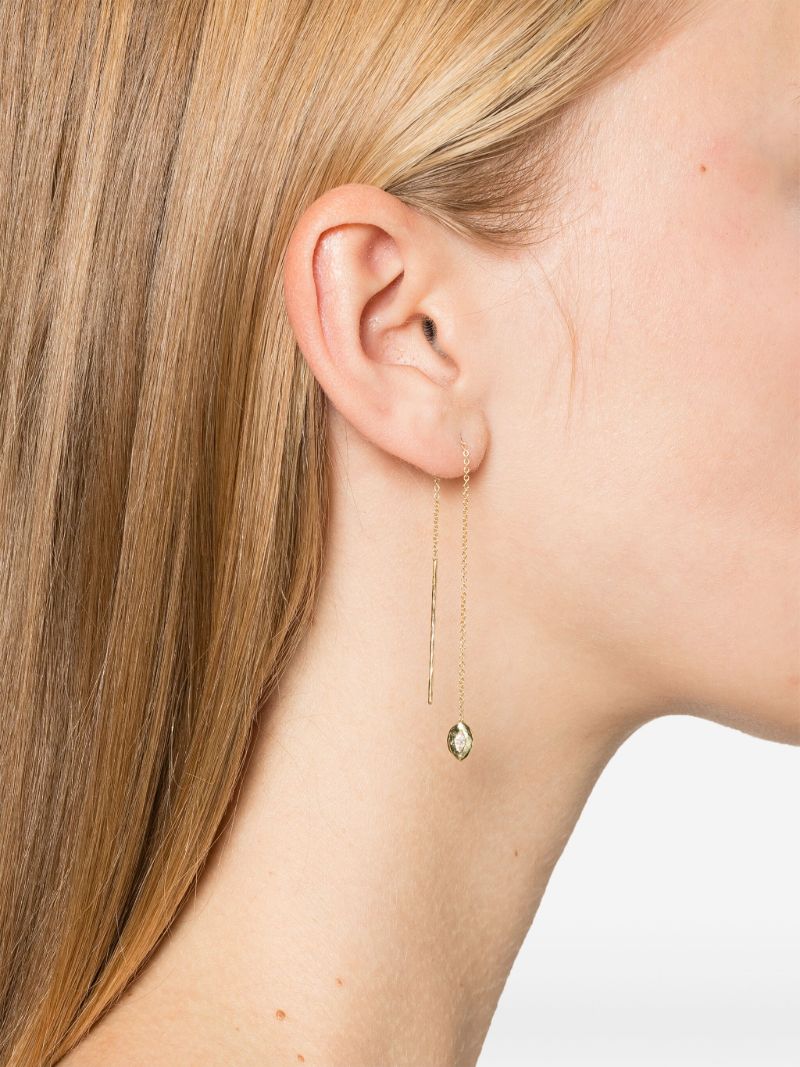 18k Yellow Gold Diamond Earrings