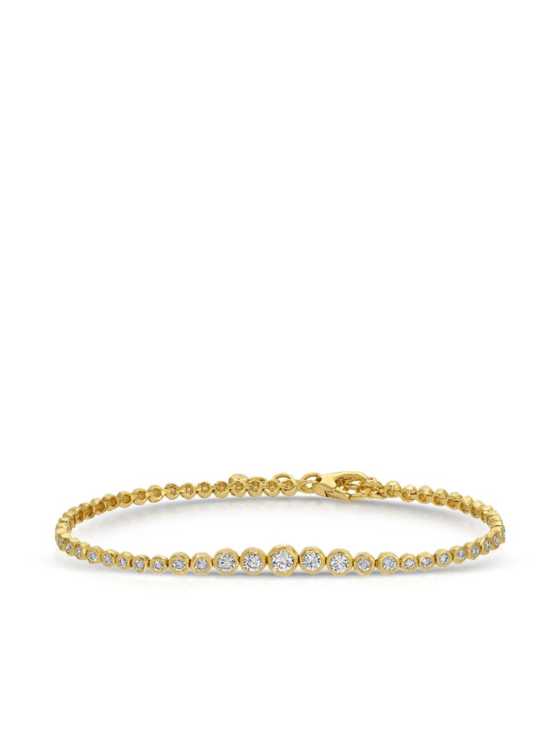 18kt Yellow Gold Diamond Bracelet