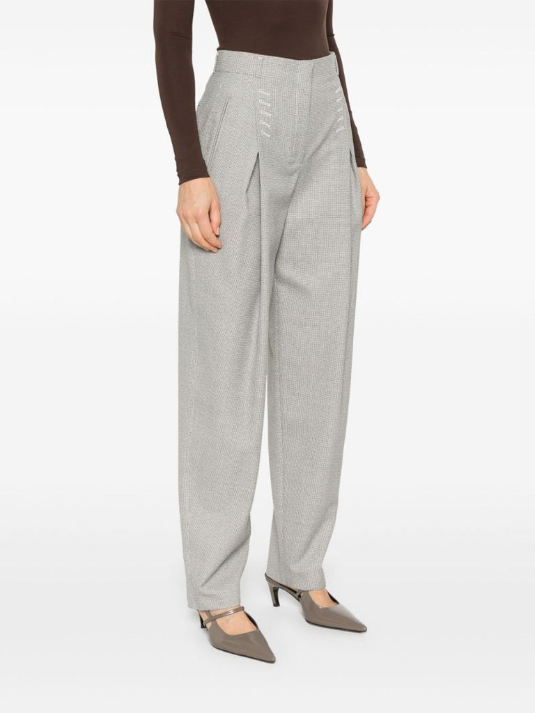 Micro Check Trousers