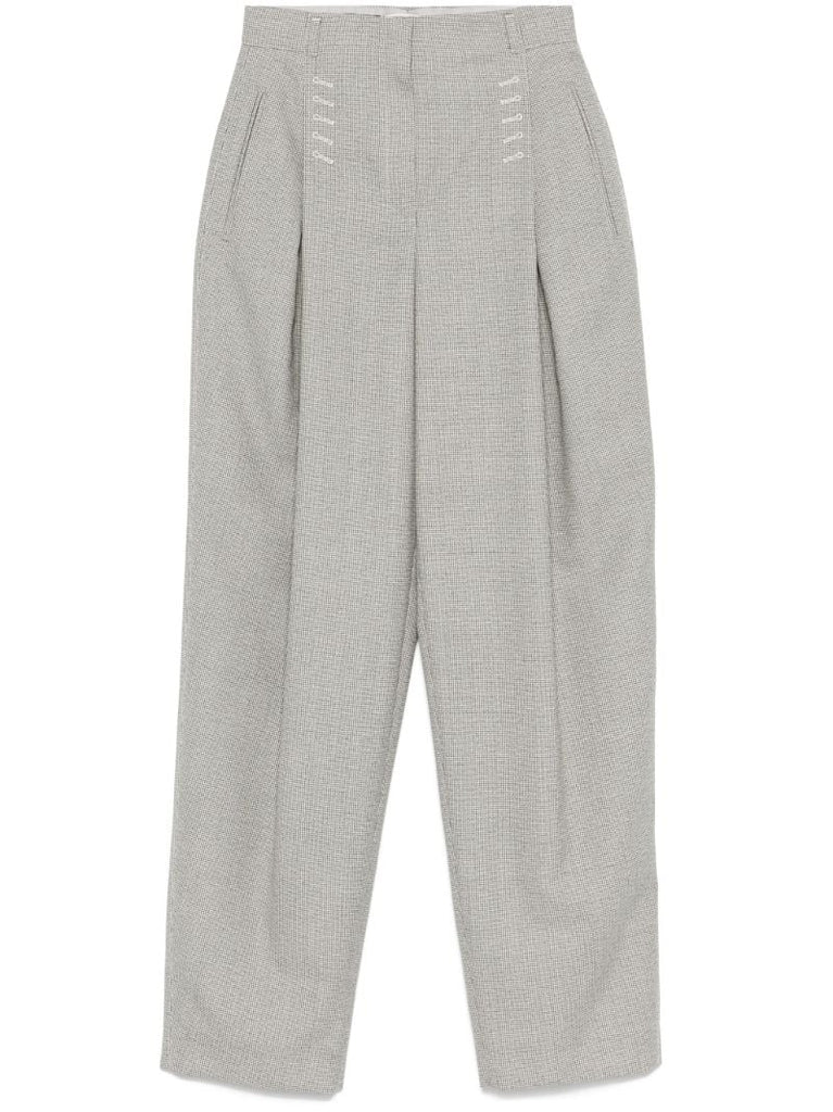 Micro Check Trousers