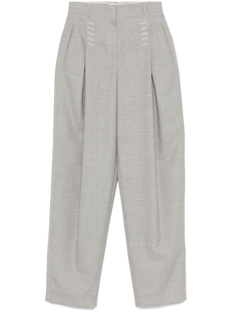 Micro Check Trousers
