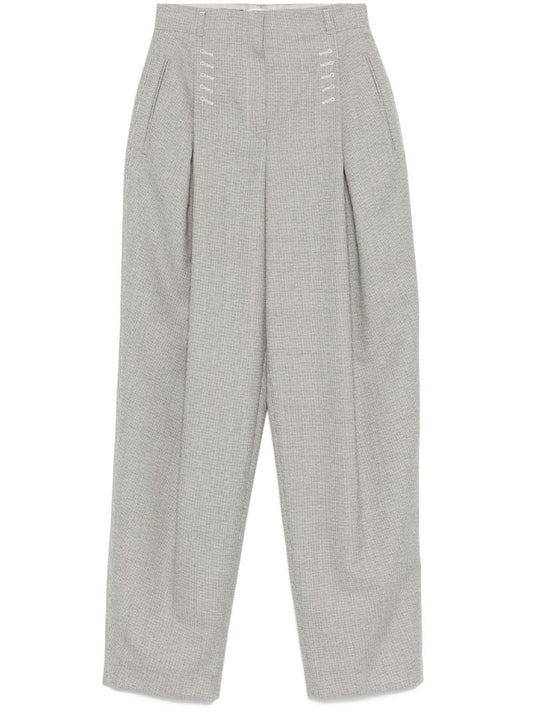 Micro Check Trousers