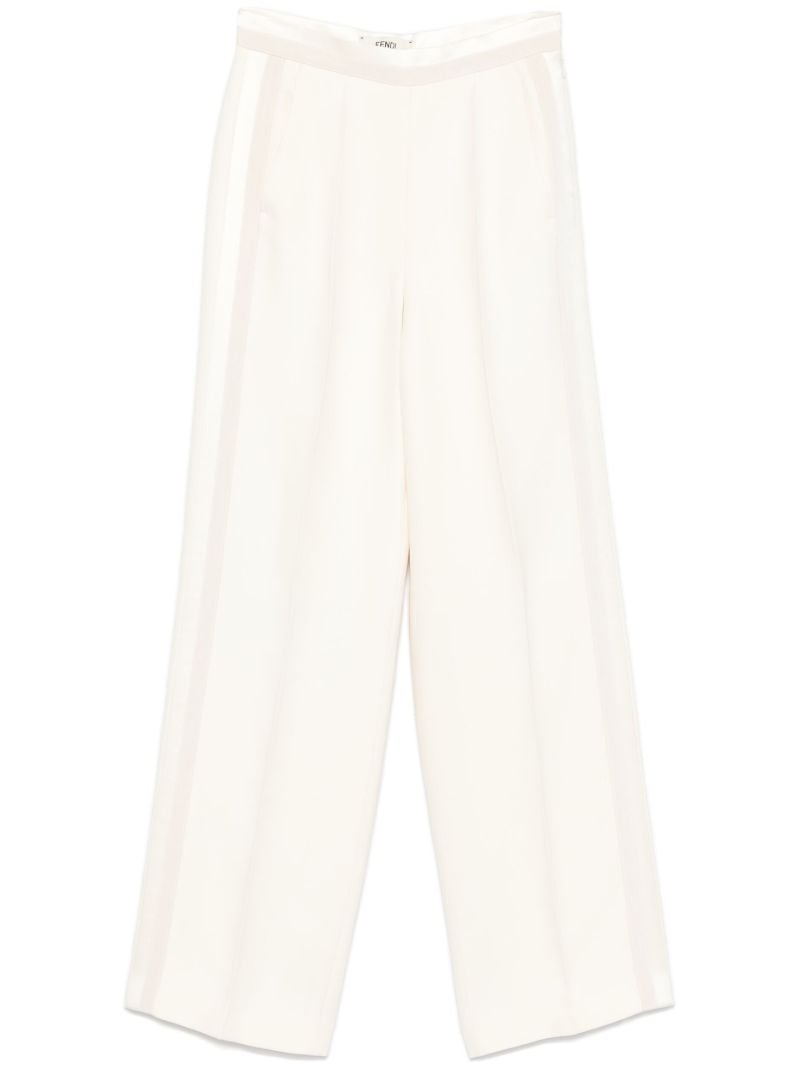 Panelled Wide-leg Trousers