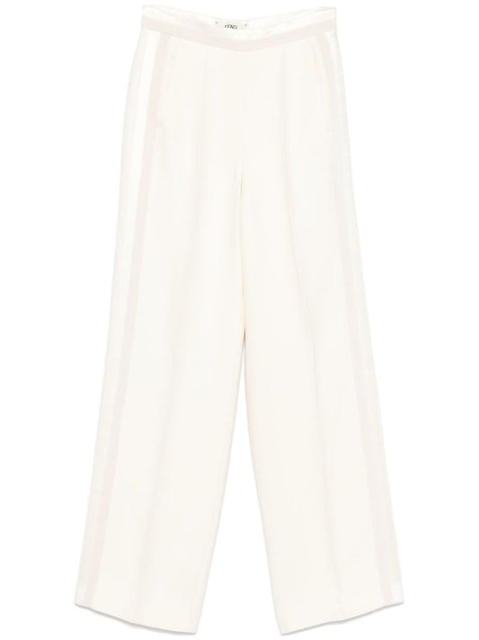 Panelled Wide-leg Trousers