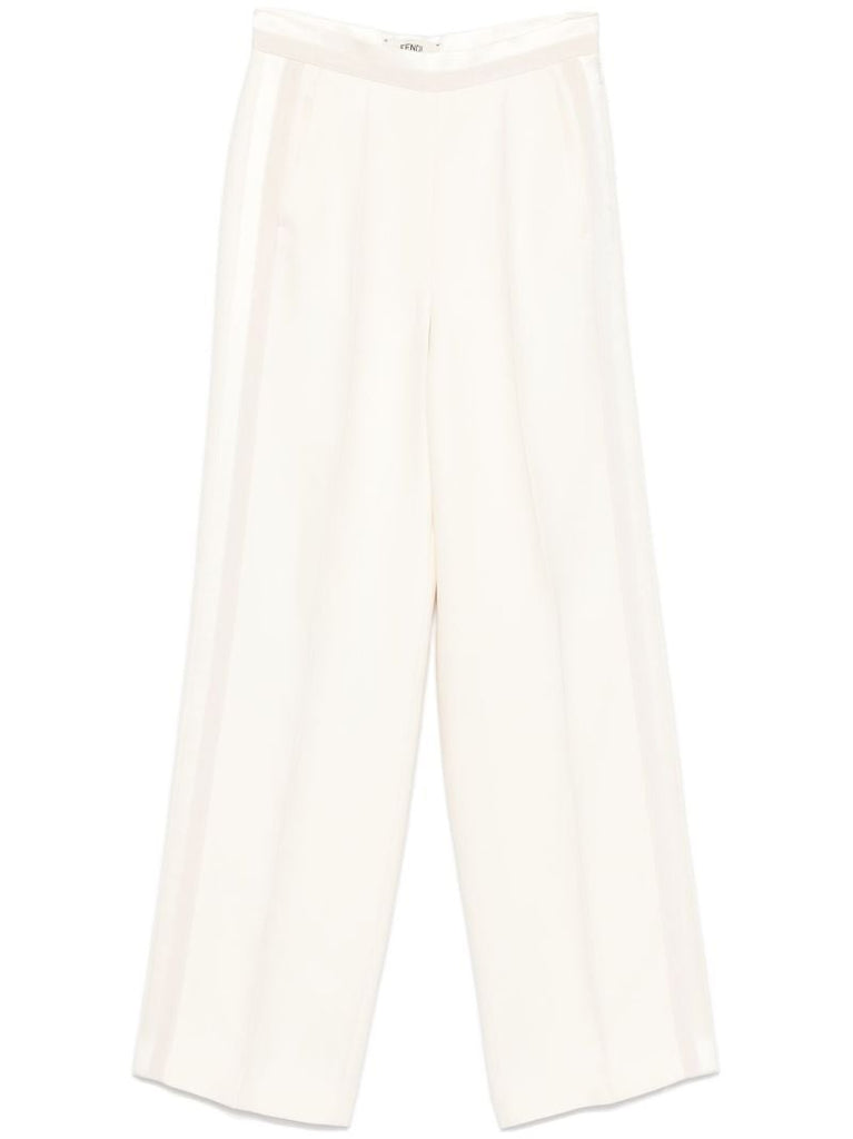 Panelled Wide-leg Trousers