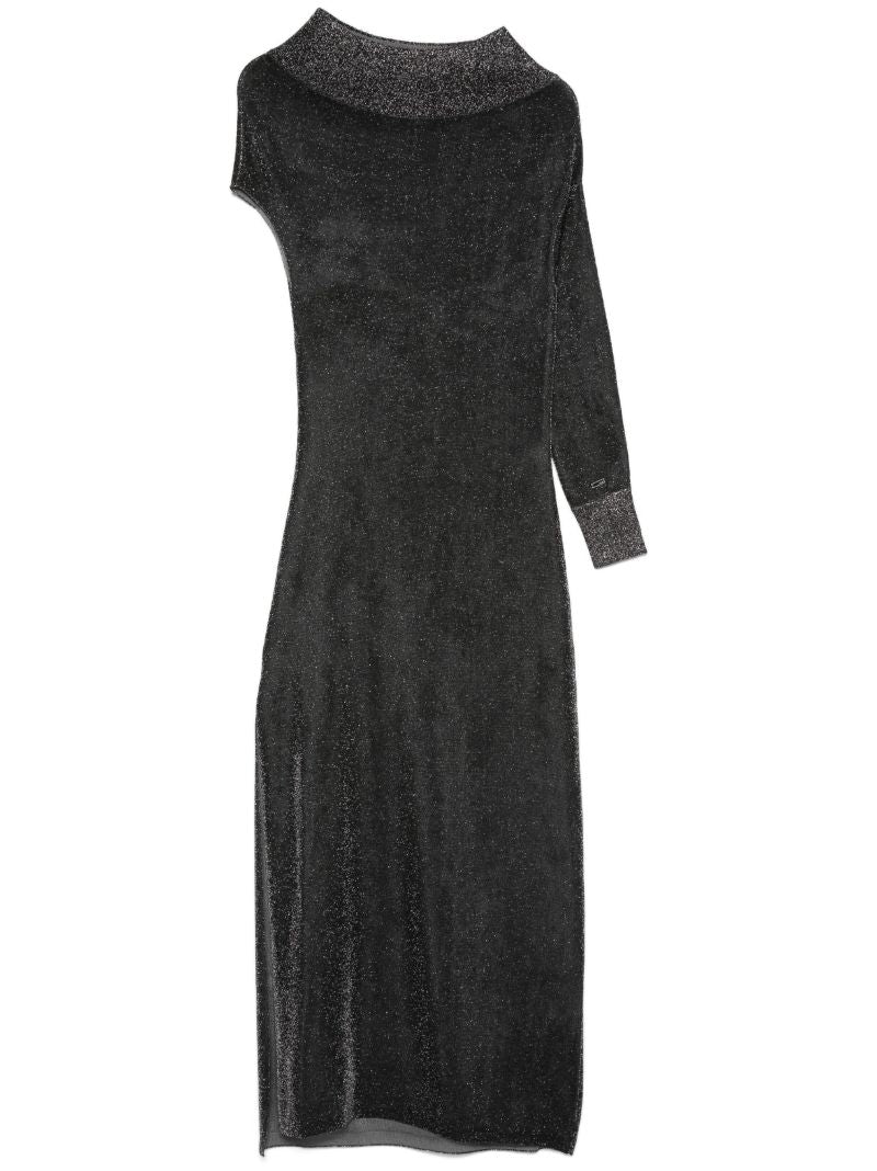 Draped Lurex Gown