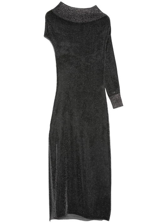 Draped Lurex Gown
